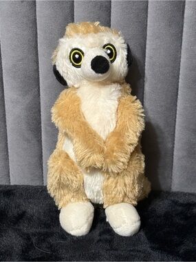 💞4/$35-Wildlife Artists Meerkat Plush Stuffed Animal Standing Tan White Soft Toy